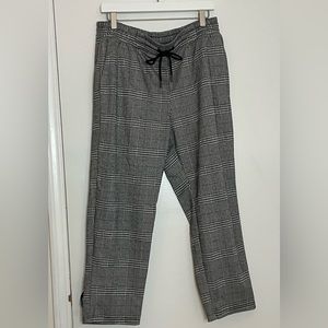 A New Day Size L Plaid/Houndstooth Drawstring Slacks